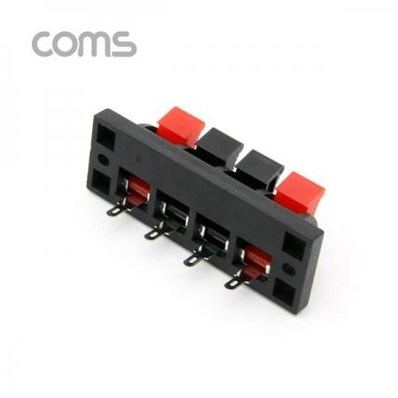 디바이스마트,커넥터/PCB > 플러그/잭 > 오디오잭/플러그 > 오디오 커넥터,Coms,스피커 앰프 터미널 단자 / 4포트 / 좌2/우2 / DIY 제작용 [BF085],스피커 앰프 터미널 단자 / 4포트 / 좌2/우2 / DIY 제작용