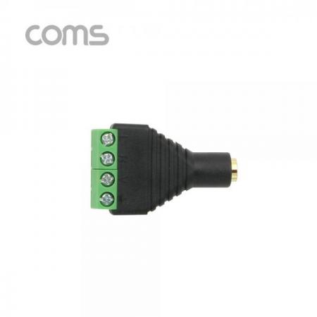 디바이스마트,LED/LCD > LED 악세사리 > 커넥터,Coms,터미널 변환(ST 3.5) 스테레오 3.5(F)/4Pin 터미널[NA123],스테레오 변환 커넥터 / 3.5mm / FEMALE / 4pin / 터미널 블럭