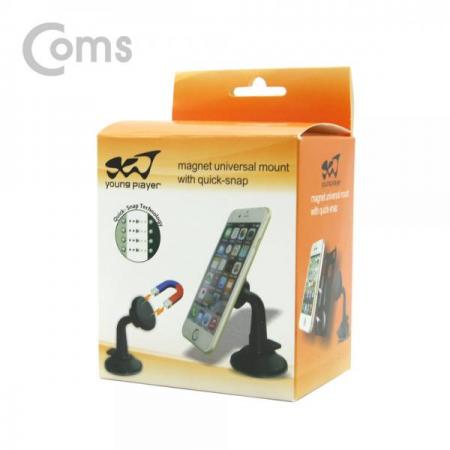 디바이스마트,사무/생활/서적 > 차량/생활/IOT > 차량내부용품 > 차량용 거치대,Coms,차량용 스마트폰 거치대 / 대쉬보드, 유리 흡착식 / 마그네틱 거치[ID186],대쉬보드/유리 흡착식 / 마그네틱 거치