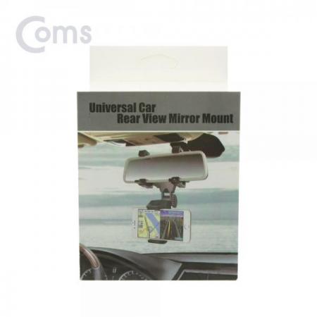 디바이스마트,사무/생활/서적 > 차량/생활/IOT > 차량내부용품 > 차량용 거치대,Coms,차량용 룸미러 클립 스마트폰 거치대[ID500], 차량용/ 룸미러 클립/ 스마트폰 거치대