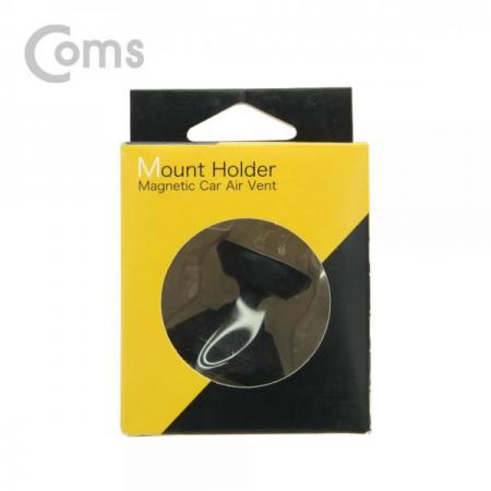디바이스마트,사무/생활/서적 > 차량/생활/IOT > 차량내부용품 > 차량용 거치대,Coms,스마트폰 거치대 Black - 대쉬보드 부착형, 마그네틱[ID479], 스마트폰 거치대 Black /대쉬보드 부착형/마그네틱