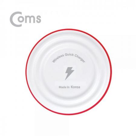 디바이스마트,컴퓨터/모바일/가전 > 스마트폰/스마트기기 > 충전기/보조배터리 > 일반충전기,Coms,G POWER 고속 무선 충전패드 / Micro5핀 / 9V-1.67A / 5V-2.0A / 화이트[SR2185],고속 무선 충전패드 / Micro5핀 / 9V-1.67A / 5V-2.0A / 화이트