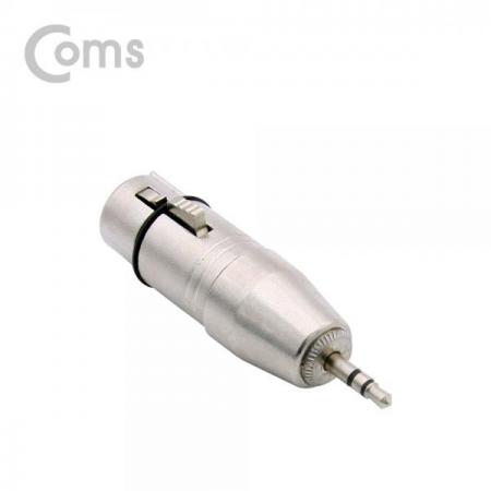 디바이스마트,케이블/전선 > 영상/음향 케이블 > 스테레오/RCA 케이블,Coms,캐논 젠더, 캐논(F)/3.5 ST(M), Metal[NT987],캐논(F)/3.5 ST(M)/Metal