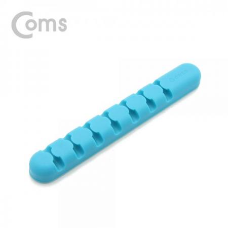 디바이스마트,컴퓨터/모바일/가전 > 네트워크/케이블/컨버터/IOT > 네트워크 자재/공구/타이 > 케이블타이/몰드,Coms,케이블 오거나이저(홀더형) / 케이블 정리기 / Blue - 7 Wire용 [BF080], 케이블 오거나이저(홀더형) / 케이블 정리기 / Blue /7 Wire용