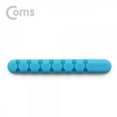 디바이스마트,컴퓨터/모바일/가전 > 네트워크/케이블/컨버터/IOT > 네트워크 자재/공구/타이 > 케이블타이/몰드,Coms,케이블 오거나이저(홀더형) / 케이블 정리기 / Blue - 7 Wire용 [BF080], 케이블 오거나이저(홀더형) / 케이블 정리기 / Blue /7 Wire용