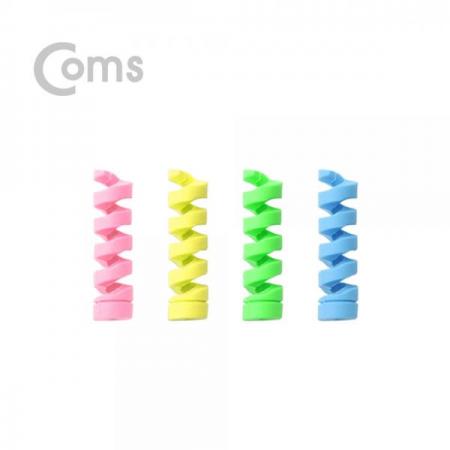 디바이스마트,컴퓨터/모바일/가전 > 네트워크/케이블/컨버터/IOT > 네트워크 자재/공구/타이 > 케이블타이/몰드,Coms,케이블 프로텍터(4pcs) - 케이블 단자 보호[ID476], 케이블 프로텍터(4pcs) /케이블 단자 보호