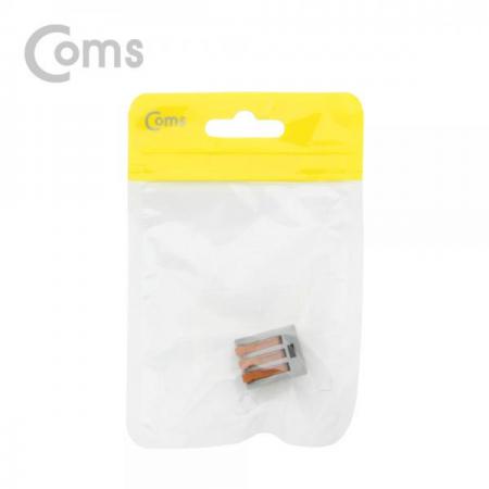 디바이스마트,케이블/전선 > 전기자재/배선자재 > 단자대 > 원터치 타입 단자대,Coms,터미널 블록 3핀 / 와이어 커넥터 / 접속 단자 / Toolless [BF096],터미널 블록 3핀 / 와이어 커넥터 / 접속 단자 / Toolless