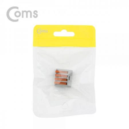 디바이스마트,케이블/전선 > 전기자재/배선자재 > 단자대 > 원터치 타입 단자대,Coms,터미널 블록 4핀 / 와이어 커넥터 / 접속 단자 / Toolless [BF097],터미널 블록 4핀 / 와이어 커넥터 / 접속 단자 / Toolless