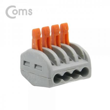 디바이스마트,케이블/전선 > 전기자재/배선자재 > 단자대 > 원터치 타입 단자대,Coms,터미널 블록 4핀 / 와이어 커넥터 / 접속 단자 / Toolless [BF097],터미널 블록 4핀 / 와이어 커넥터 / 접속 단자 / Toolless