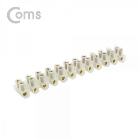 디바이스마트,커넥터/PCB > 터미널블럭 > 단자대 타입 > 고정식 단자대,Coms,터미널 블록, 와이어 커넥터용 12P (중형) [BF105],와이어 커넥터용 12P (중형) / 120mm X 20mm X 14mm