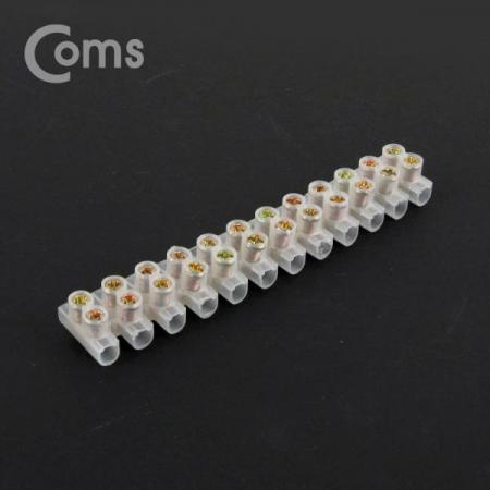 디바이스마트,커넥터/PCB > 터미널블럭 > 단자대 타입 > 고정식 단자대,Coms,터미널 블록, 와이어 커넥터용 12P (중형) [BF105],와이어 커넥터용 12P (중형) / 120mm X 20mm X 14mm