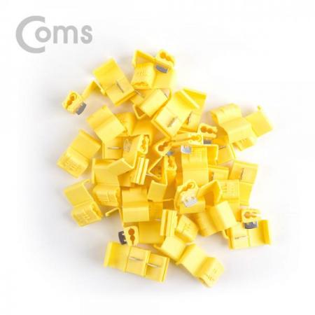 디바이스마트,케이블/전선 > 전기자재/배선자재 > 와이어커넥터,Coms,와이어 커넥터(100pcs)/ 퀵형 / 옐로우[T1831], 와이어 커넥터(100pcs)/ 퀵형 / 옐로우