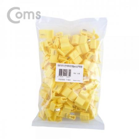 디바이스마트,케이블/전선 > 전기자재/배선자재 > 와이어커넥터,Coms,와이어 커넥터(100pcs)/ 퀵형 / 옐로우[T1831], 와이어 커넥터(100pcs)/ 퀵형 / 옐로우