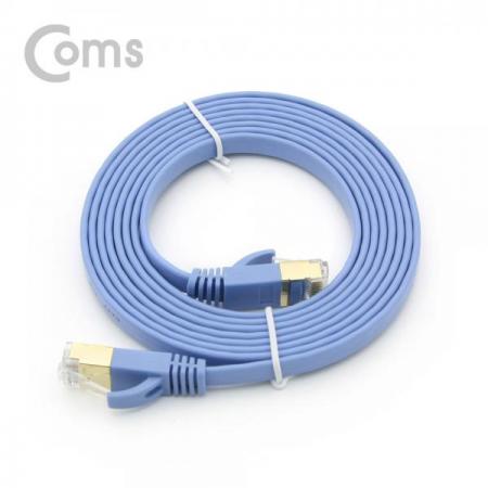 디바이스마트,케이블/전선 > PC/네트워크/통신 케이블 > 랜(LAN) 케이블 > CAT.7 랜케이블,Coms,랜케이블(Direct/Cat7/플랫형) 3M/LAN/10Gbps [BB119],랜케이블(Direct/Cat7/플랫형) /3M/LAN/10Gbps