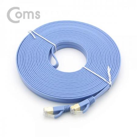 디바이스마트,케이블/전선 > PC/네트워크/통신 케이블 > 랜(LAN) 케이블 > CAT.7 랜케이블,Coms,랜케이블(Direct/Cat7/플랫형) 15M/LAN/10Gbps [BB122], 랜케이블(Direct/Cat7/플랫형)/ 15M/LAN/10Gbps