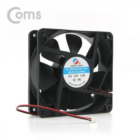 디바이스마트,컴퓨터/모바일/가전 > 컴퓨터 부품 > 쿨러/튜닝용품 > 케이스 쿨러,Coms,쿨러 케이스용 CASE 120mm / DC 브러시리스 팬 / 2P 전원 [BF012],120mm / DC 브러시리스 팬 / 2P 전원 / DC12V / 120mm x 37mm