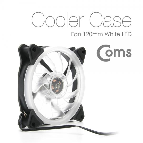 쿨러 케이스용 CASE, 120mm, White LED, Cooler[BT199]