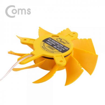 디바이스마트,컴퓨터/모바일/가전 > 컴퓨터 부품 > 쿨러/튜닝용품 > 그래픽카드 쿨러,Coms,쿨러 VGA / DC 12V / 2핀 커넥터 / 옐로우 / 75mm[ND777],DC 12V / 2핀 커넥터 / 옐로우 / 75mm