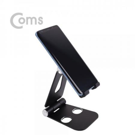디바이스마트,컴퓨터/모바일/가전 > 스마트폰/스마트기기 > 모바일 주변기기 > 거치대,Coms,스마트폰 알루미늄 거치대 / 스탠드 (접이식/Metal), Black[BT143],스탠드 (접이식/Metal)/Black