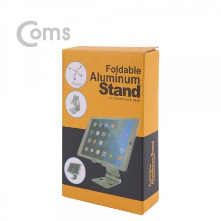 디바이스마트,컴퓨터/모바일/가전 > 스마트폰/스마트기기 > 모바일 주변기기 > 거치대,Coms,스마트폰 알루미늄 거치대 / 스탠드 (접이식/Metal), Black[BT143],스탠드 (접이식/Metal)/Black