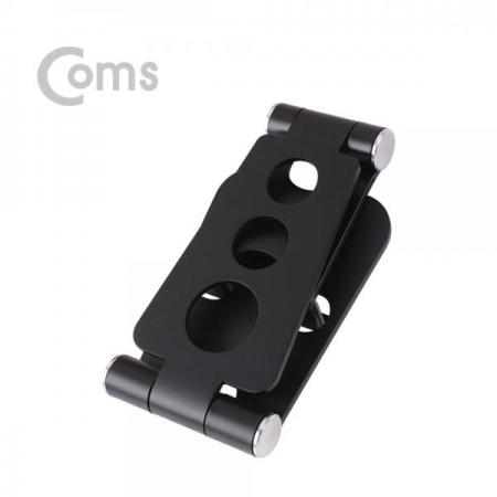 디바이스마트,컴퓨터/모바일/가전 > 스마트폰/스마트기기 > 모바일 주변기기 > 거치대,Coms,알루미늄 스마트폰 스탠드, Black / 2단 접이식 / 각도조절[ID150],Black / 2단 접이식 / 각도조절