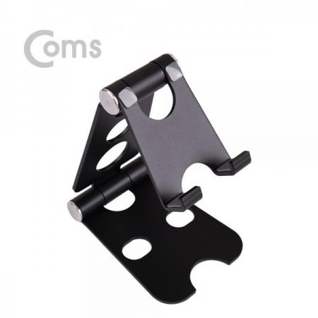 디바이스마트,컴퓨터/모바일/가전 > 스마트폰/스마트기기 > 모바일 주변기기 > 거치대,Coms,알루미늄 스마트폰 스탠드, Black / 2단 접이식 / 각도조절[ID150],Black / 2단 접이식 / 각도조절