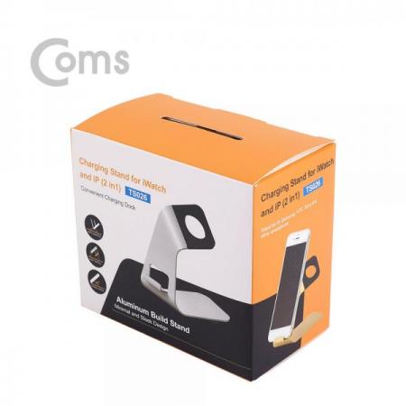 디바이스마트,컴퓨터/모바일/가전 > 스마트폰/스마트기기 > 모바일 주변기기 > 거치대,Coms,스마트폰 거치대, 탁상용(2 in 1) - iOS 스마트폰/워치[IF212],탁상용(2 in 1) - iOS 스마트폰/워치