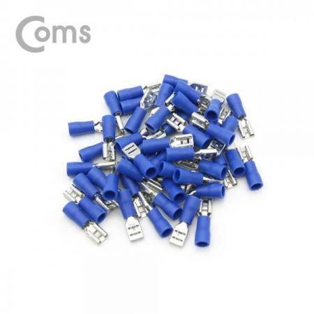 디바이스마트,커넥터/PCB > 터미널블럭 > 압착단자/절연단자 > REC 타입,Coms,디스 커넥터 female형 Blue(50pcs) FDD2-187[T2006],압착단자 / REG 터미널 / FEMALE / 50pcs