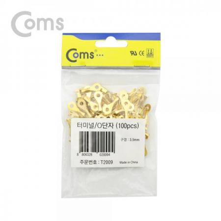 디바이스마트,커넥터/PCB > 터미널블럭 > 압착단자/절연단자 > 링타입,Coms,터미널 O단자 (DJ431-3A) 비절연형 100pcs[T2009],압착단자 / O링 터미널 / 내경 3파이 외경 7.5파이 / 100pcs