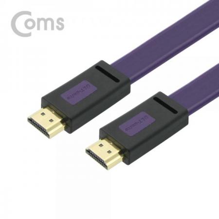 디바이스마트,케이블/전선 > 영상/음향 케이블 > HDMI 케이블,Coms,HDMI 케이블 (4K/FLAT) 1.5M, 퍼플 (4K x 2K )[BT303],HDMI 케이블 /4K/FLAT/1.5M/퍼플 /4K x 2K