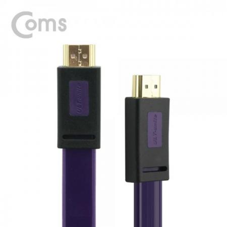 디바이스마트,케이블/전선 > 영상/음향 케이블 > HDMI 케이블,Coms,HDMI 케이블 (4K/FLAT) 1.5M, 퍼플 (4K x 2K )[BT303],HDMI 케이블 /4K/FLAT/1.5M/퍼플 /4K x 2K