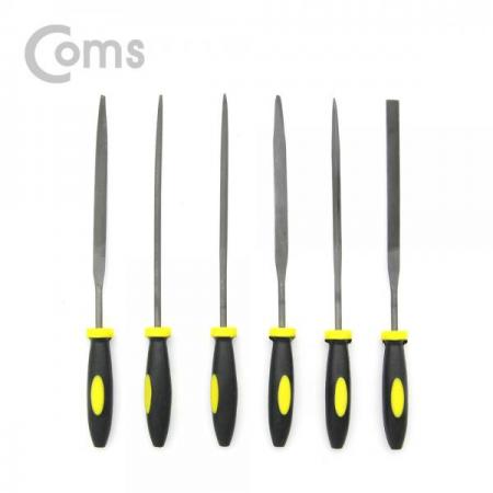 디바이스마트,수공구/전자공구/전동공구 > 작업공구 > 철물/연마공구류 > 줄세트/철공줄,Coms,다듬질용 줄세트 6pcs / 야스리 공구줄 쇠줄 / 3 x 150mm [BF026],야스리 공구줄 쇠줄 / 3 x 150mm