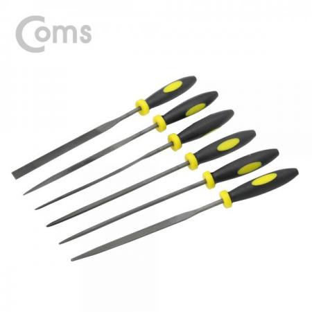 디바이스마트,수공구/전자공구/전동공구 > 작업공구 > 철물/연마공구류 > 줄세트/철공줄,Coms,다듬질용 줄세트 6pcs / 야스리 공구줄 쇠줄 / 3 x 150mm [BF026],야스리 공구줄 쇠줄 / 3 x 150mm