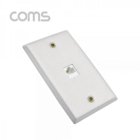 디바이스마트,커넥터/PCB > 플러그/잭 > 매입형 소켓 > 페이스플레이트/프레임,Coms,월 플레이트 - RJ45 1P / 알루미늄 PLATE [NB773],월 플레이트 /RJ45 1P / 알루미늄/ PLATE