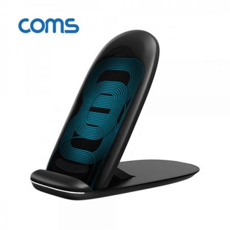 디바이스마트,컴퓨터/모바일/가전 > 스마트폰/스마트기기 > 충전기/보조배터리 > 무선충전기,Coms,[컴스품질보증] 고속 무선충전기 거치대 / Black / 3코일/ 슬림형접이식 / 10W [WT168],Black / 3코일/ 슬림형접이식 / 10W