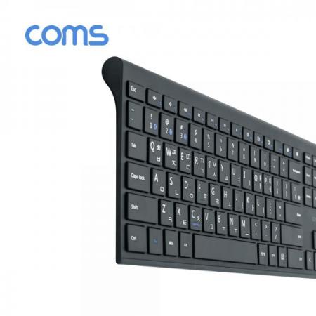 디바이스마트,컴퓨터/모바일/가전 > 컴퓨터 부품 > 키보드/마우스/마우스패드 > 무선/블루투스 키보드,Coms,[컴스품질보증] 슬림형 블루투스 키보드 V3.0 / Black / 멀티페어링 / 리튬배터리 280mAh [BW203],블루투스 키보드 V3.0 / Black / 멀티페어링 / 리튬배터리 280mAh