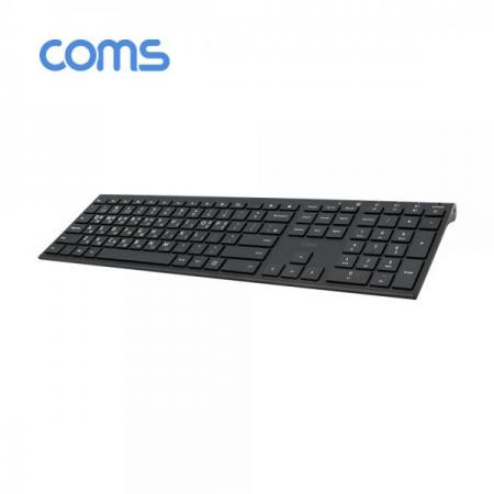 디바이스마트,컴퓨터/모바일/가전 > 컴퓨터 부품 > 키보드/마우스/마우스패드 > 무선/블루투스 키보드,Coms,[컴스품질보증] 슬림형 블루투스 키보드 V3.0 / Black / 멀티페어링 / 리튬배터리 280mAh [BW203],블루투스 키보드 V3.0 / Black / 멀티페어링 / 리튬배터리 280mAh