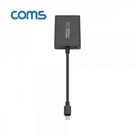 디바이스마트,컴퓨터/모바일/가전 > 스마트폰/스마트기기 > 케이블/젠더 > 애플 케이블/젠더/공유기,Coms,8핀 to VGA 컨버터 / White / 8Pin [FW402],8핀 to VGA 컨버터 / White / 8Pi