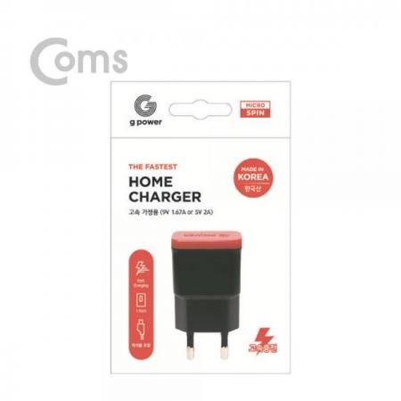디바이스마트,컴퓨터/모바일/가전 > 스마트폰/스마트기기 > 충전기/보조배터리 > 멀티충전기,Coms,G POWER 고속가정용 QC2.0 5핀케이블(1.5M)/ BLACK [SR2083],QC2.0 5핀케이블(1.5M)/ BLACK