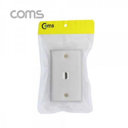 디바이스마트,커넥터/PCB > 플러그/잭 > 매입형 소켓 > 페이스플레이트/프레임,Coms,HDMI (F/F) 월 플레이트 / Wall Plate / 알루미늄 재질 / HDMI 1Port [ND819],Wall Plate / 알루미늄 재질 / HDMI 1Port