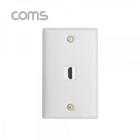 디바이스마트,커넥터/PCB > 플러그/잭 > 매입형 소켓 > 페이스플레이트/프레임,Coms,HDMI (F/F) 월 플레이트 / Wall Plate / 알루미늄 재질 / HDMI 1Port [ND819],Wall Plate / 알루미늄 재질 / HDMI 1Port