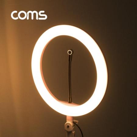 디바이스마트,컴퓨터/모바일/가전 > CCTV/프로젝터/영상장비 > 영상 관련 액세서리,Coms,LED 원형 램프 / 링 라이트 / 개인방송용 조명 / USB 전원 / Ring Light / 26cm [ID559],링 라이트 / 개인방송용 조명 / USB 전원 / Ring Light / 26cm