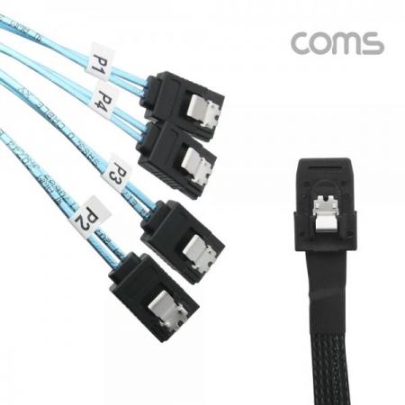디바이스마트,케이블/전선 > PC/네트워크/통신 케이블 > SATA/HDD 케이블,Coms,SAS(SFF-8087/SATA) 케이블 50cm, 내장형 Mini SAS 36P to SATA x 4 [BT288],내장형 Mini SAS 36P to SATA x 4