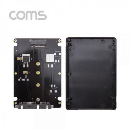 디바이스마트,컴퓨터/모바일/가전 > 네트워크/케이블/컨버터/IOT > 리피터/젠더/전원 케이블 > 컨버터,Coms,SATA 컨버터(M.2), 2.5 케이스 - M.2(NGFF) to SATA 변환 [BT468],M.2(NGFF) to SATA 변환