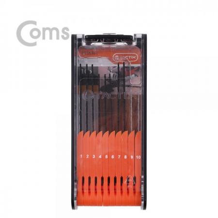 디바이스마트,수공구/전자공구/전동공구 > 작업공구 > 쇠톱/도끼/고지톱,Coms,TACTIX 직소날 세트 / 10pcs - 목재/철재용 [YT5002],목재/철재 작업시 사용되는 교체용 톱날