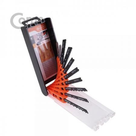 디바이스마트,수공구/전자공구/전동공구 > 작업공구 > 쇠톱/도끼/고지톱,Coms,TACTIX 직소날 세트 / 10pcs - 목재/철재용 [YT5002],목재/철재 작업시 사용되는 교체용 톱날