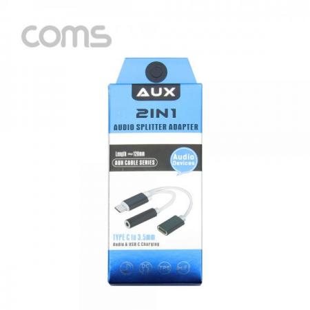 디바이스마트,컴퓨터/모바일/가전 > 스마트폰/스마트기기 > 케이블/젠더 > 젠더,Coms,USB 3.1(Type C) AUX 젠더(Y형) 약 13cm, Pink/ Type C M/F + Aux [ID562],AUX 젠더(Y형) 약 13cm/Pink/ Type C M/F + Aux 