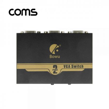 디바이스마트,컴퓨터/모바일/가전 > 네트워크/케이블/컨버터/IOT > KVM스위치/분배기/선택기 > 모니터 선택/분배/확장기,Coms,VGA / RGB 스위치 (2:1) / IR기능 / 모니터 Switch / PC - 2Port / 모니터 - 1Port [ID062],IR기능 / 모니터 Switch / PC - 2Port / 모니터 - 1Port