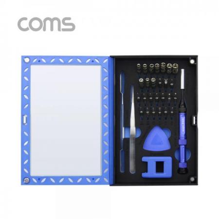 디바이스마트,수공구/전자공구/전동공구 > 작업공구 > 드라이버류 > 드라이버세트,Coms,공구 드라이버 세트(37 in 1) / 스마트폰 분해/조립 키트 / 오프너, 자화기, 핀셋(쪽집게) [ID662],스마트폰 분해/조립 키트 / 오프너, 자화기, 핀셋(쪽집게)