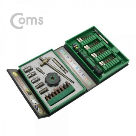 디바이스마트,수공구/전자공구/전동공구 > 작업공구 > 드라이버류 > 드라이버세트,Coms,공구 세트(48 in 1) / 드라이버 세트 / 십자 / 일자 / 별 / 육각 / 원 [BT497],드라이버 세트 / 십자 / 일자 / 별 / 육각 / 원